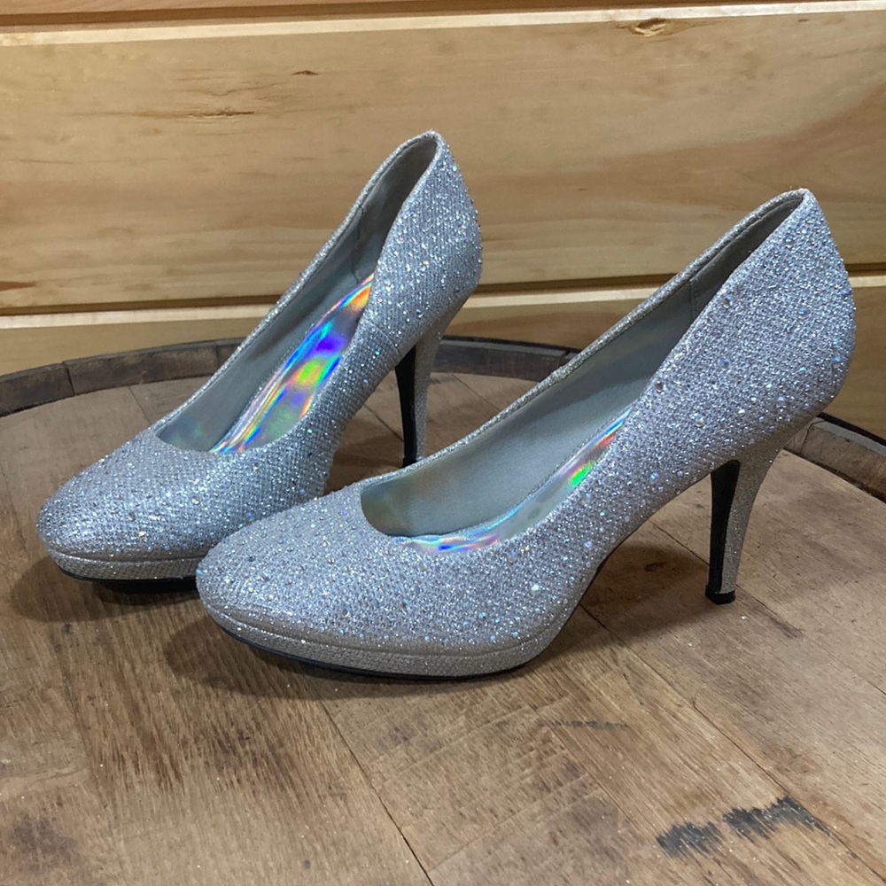 Silver shoes